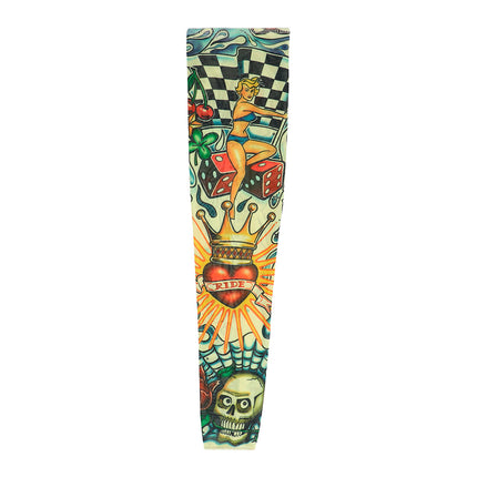 Boland Tatoeage mouw Gambler