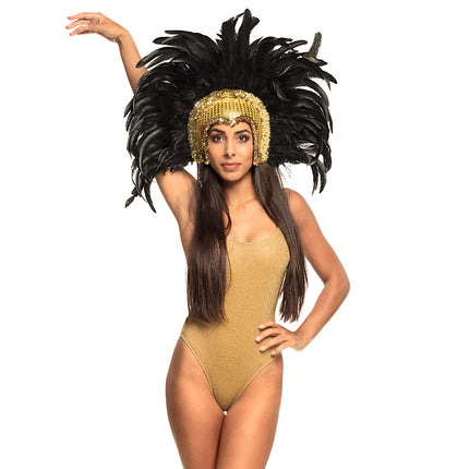 Boland Veren hoofdtooi Go-go danseres goud