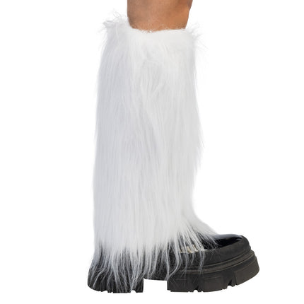 Boland Witte beenwarmers Rave dames (eenheidsmaat)
