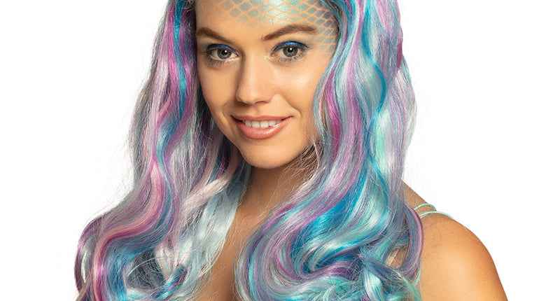 Boland Zeemeermin pruik zee parel