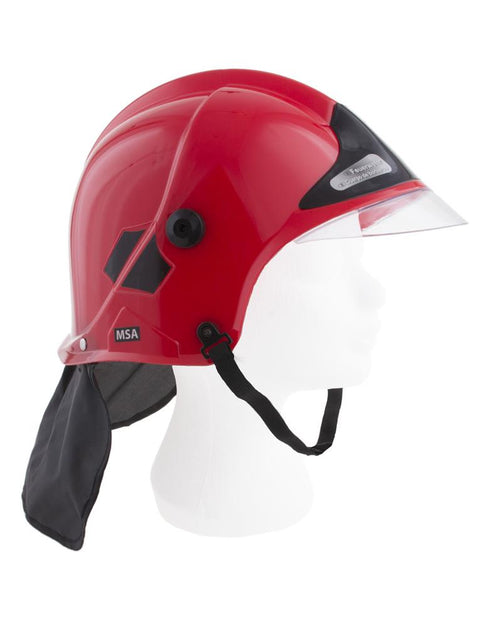 Feuerwehrhelm rot größenverstellbar