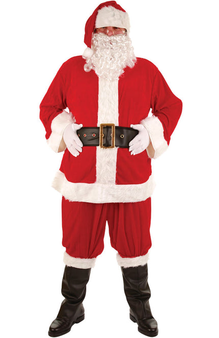 Deluxe Weihnachtsmannkostüm 8-teilig