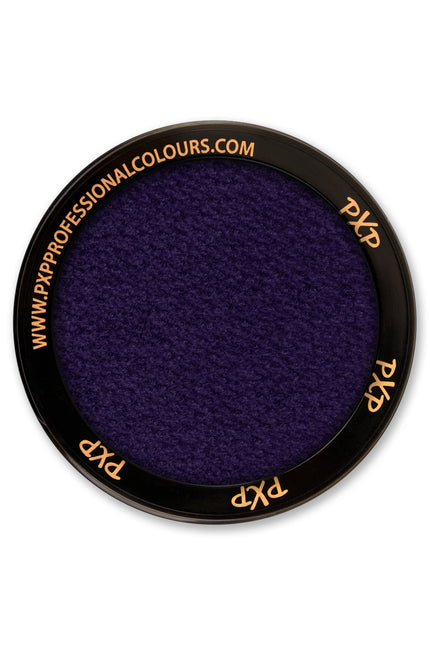 Donkerblauwe PXP waterschmink in zwart potje van 10 gram, matte dark blue kleur voor gezichtsschmink