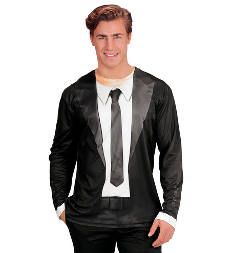 e-carnavalskleding-SYK 3D Blues Brother shirt man