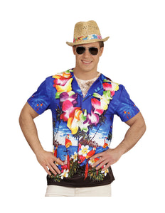 e-carnavalskleding-SYK 3D Hawaii t-shirt man