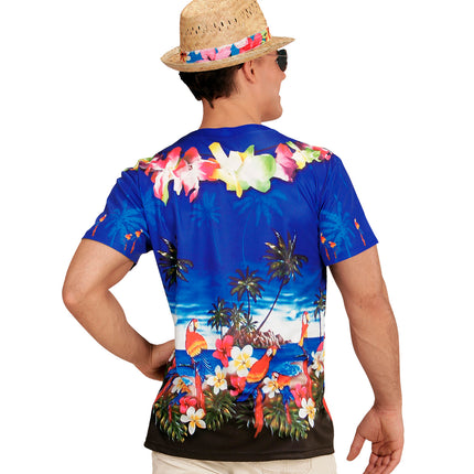 e-carnavalskleding-SYK 3D Hawaii t-shirt man