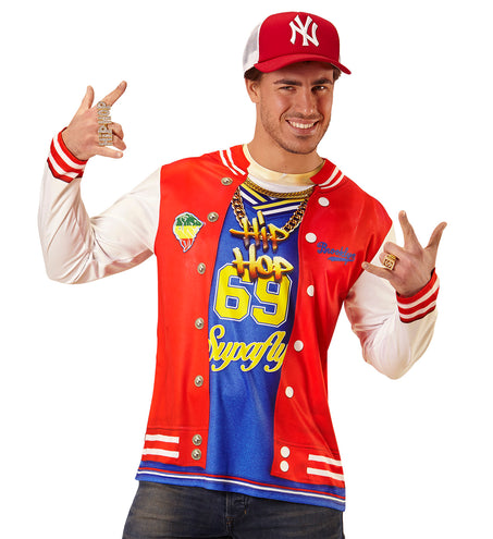 e-carnavalskleding-SYK 3d Hip Hop shirt