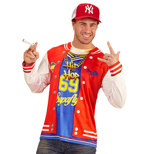e-carnavalskleding-SYK 3d Hip Hop shirt