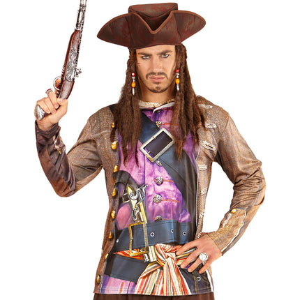 e-carnavalskleding-SYK 3D piratenshirt man