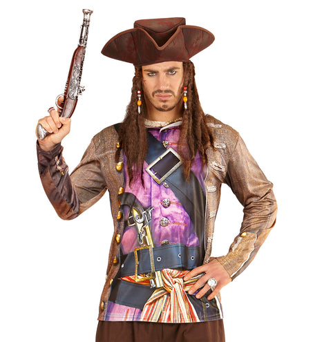 e-carnavalskleding-SYK 3D piratenshirt man