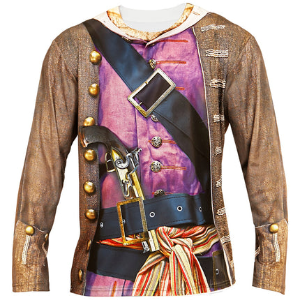 e-carnavalskleding-SYK 3D piratenshirt man