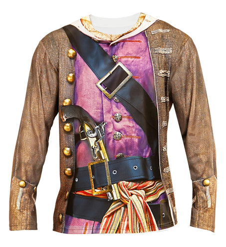 e-carnavalskleding-SYK 3D piratenshirt man