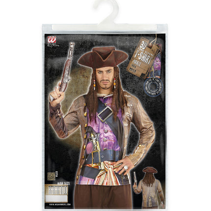 e-carnavalskleding-SYK 3D piratenshirt man