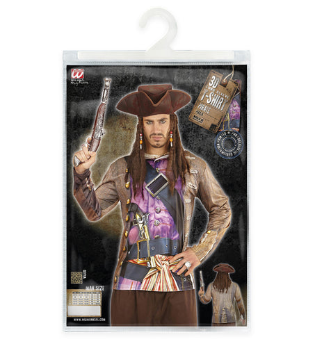 e-carnavalskleding-SYK 3D piratenshirt man