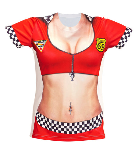 e-carnavalskleding-SYK 3D pitspoes shirt Grand prix