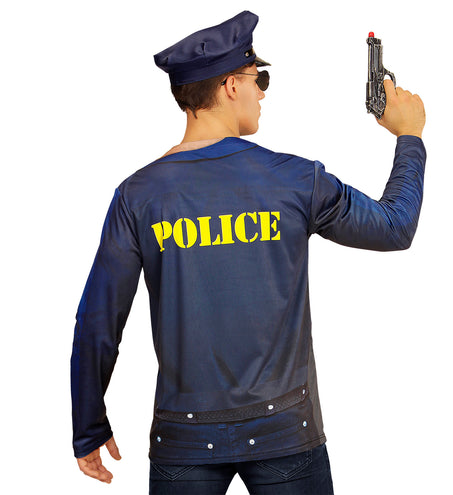 e-carnavalskleding-SYK 3D Politie shirt agent man