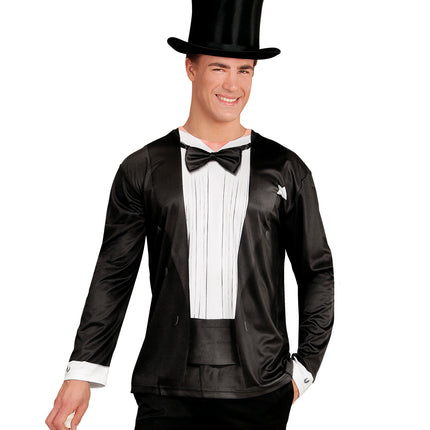 e-carnavalskleding-SYK 3D Smoking shirt Suit and tied