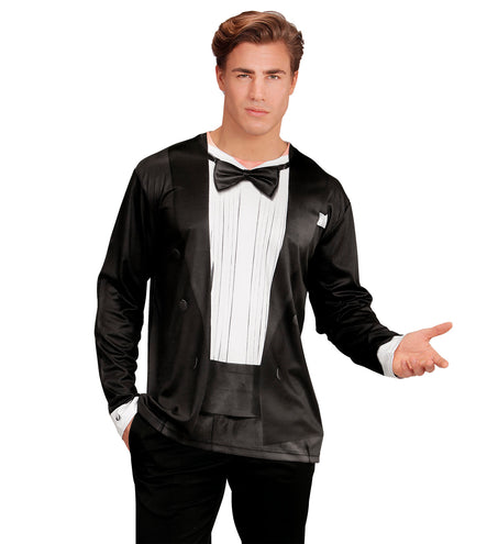 e-carnavalskleding-SYK 3D Smoking shirt Suit and tied