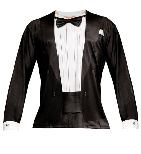 e-carnavalskleding-SYK 3D Smoking shirt Suit and tied