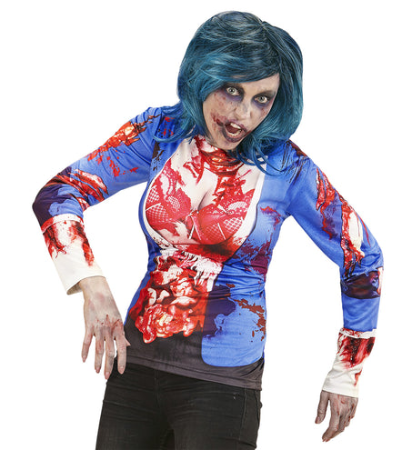 e-carnavalskleding-SYK 3D Zombie shirt volwassenen