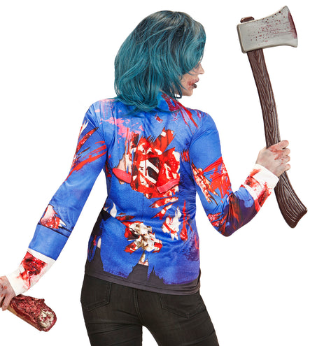 e-carnavalskleding-SYK 3D Zombie shirt volwassenen