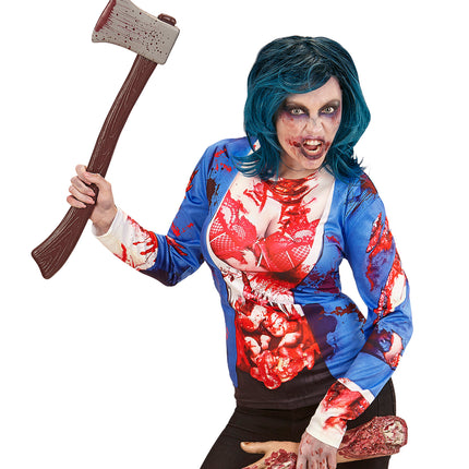 e-carnavalskleding-SYK 3D Zombie shirt volwassenen