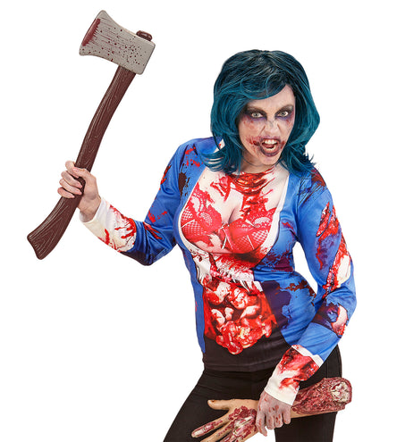 e-carnavalskleding-SYK 3D Zombie shirt volwassenen