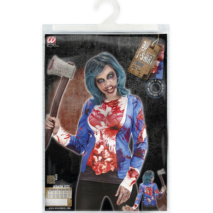 e-carnavalskleding-SYK 3D Zombie shirt volwassenen