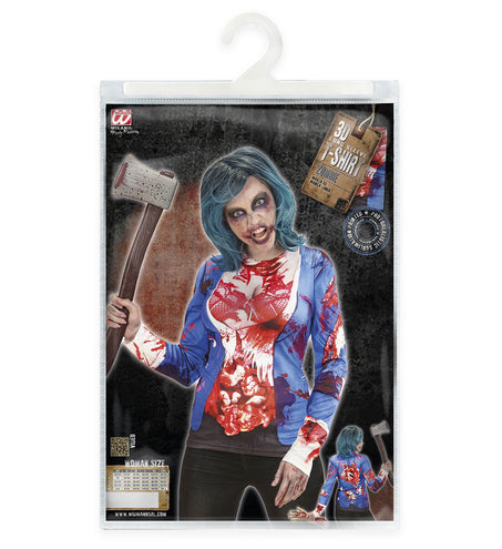 e-carnavalskleding-SYK 3D Zombie shirt volwassenen