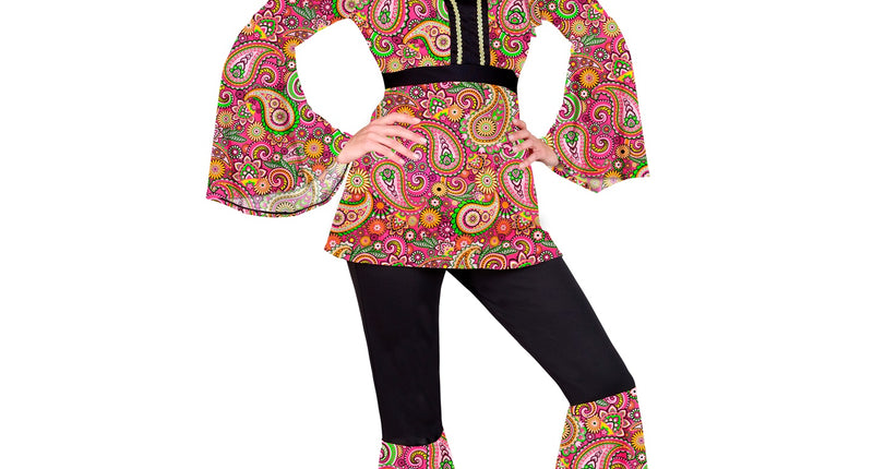 e-carnavalskleding-SYK 70s Hippie kostuum Fleur