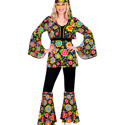 e-carnavalskleding-SYK 70s Hippie kostuum Linda