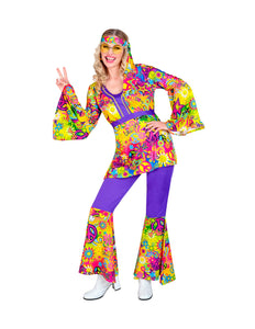 e-carnavalskleding-SYK 70s Hippie kostuum Peace & Love