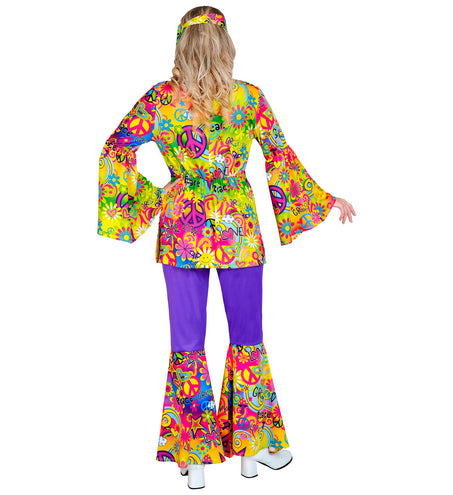e-carnavalskleding-SYK 70s Hippie kostuum Peace & Love