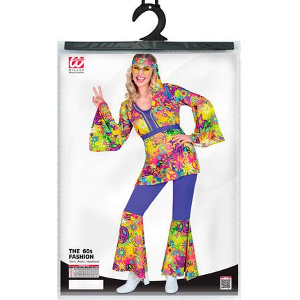 e-carnavalskleding-SYK 70s Hippie kostuum Peace & Love