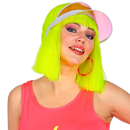 e-carnavalskleding-SYK 80'S Zonneklep Rose