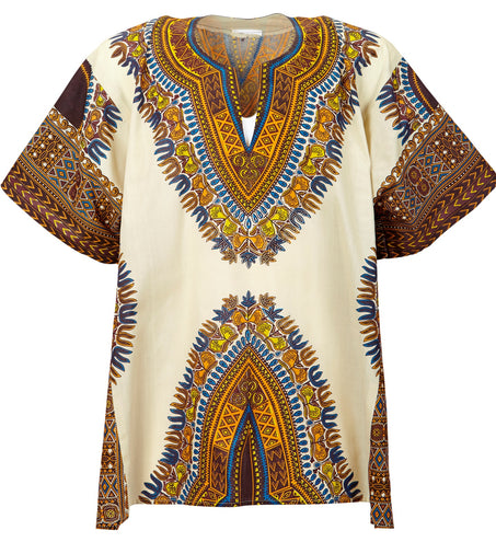 e-carnavalskleding-SYK Afrikaans shirt met motief