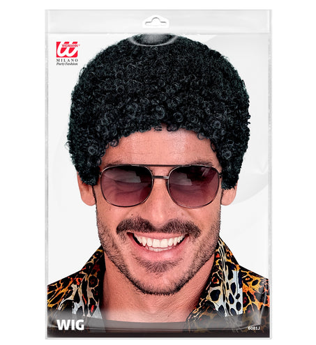 e-carnavalskleding-SYK Afro pruik korte krullen