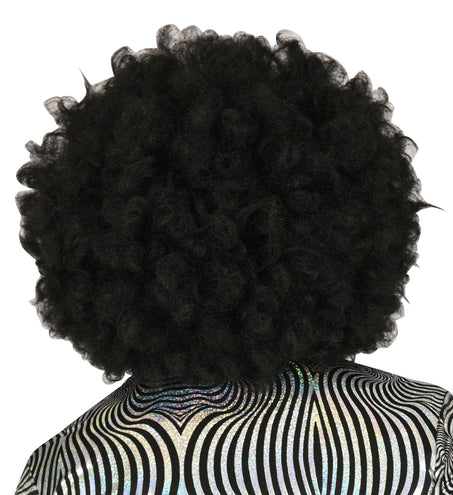 e-carnavalskleding-SYK Afro pruik zwart groot