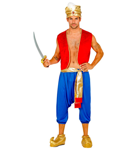 e-carnavalskleding-SYK Aladdin kostuum blauw rood