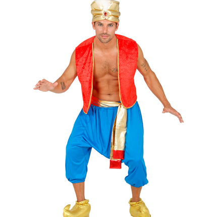 e-carnavalskleding-SYK Aladdin kostuum blauw rood