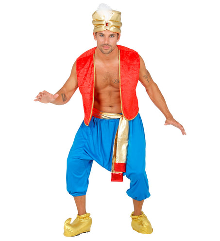 e-carnavalskleding-SYK Aladdin kostuum blauw rood