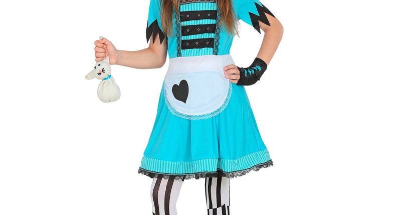 e-carnavalskleding-SYK Alice in Wonderland jurkje kinderen