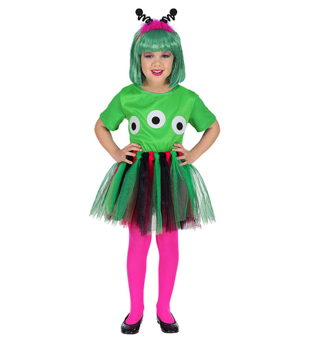 e-carnavalskleding-SYK Alien jurkje Liz meisje