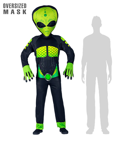 e-carnavalskleding-SYK Alien pak heren