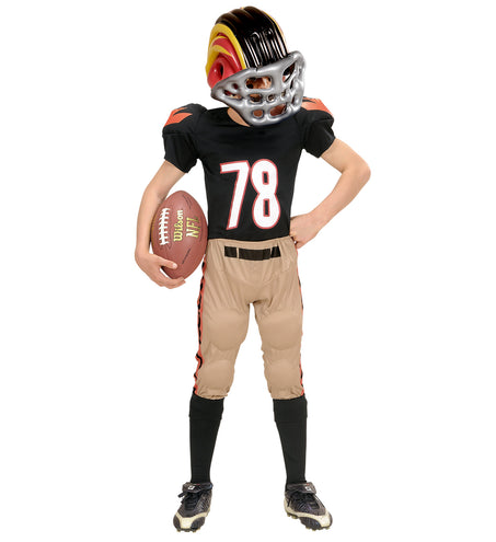 e-carnavalskleding-SYK American Football Helm Opblaasbaar kind