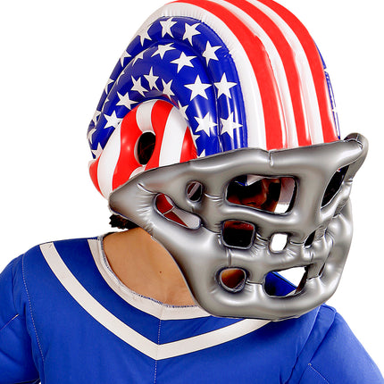 e-carnavalskleding-SYK American Football Helm Opblaasbaar Usa (Kind)