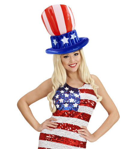 e-carnavalskleding-SYK American Uncle Sam hoed