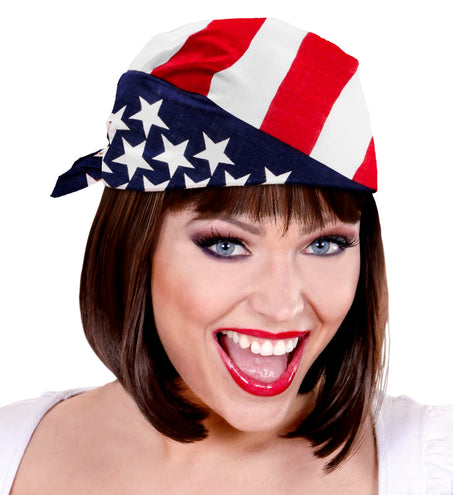 e-carnavalskleding-SYK Amerikaanse bandana zakdoek USA