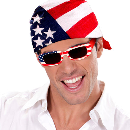 e-carnavalskleding-SYK Amerikaanse bandana zakdoek USA