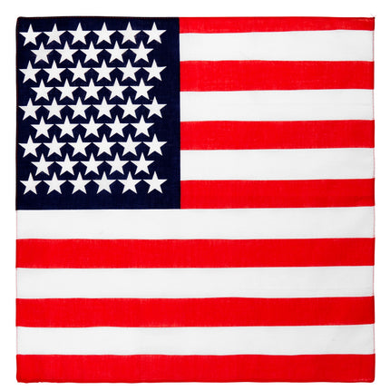 e-carnavalskleding-SYK Amerikaanse bandana zakdoek USA